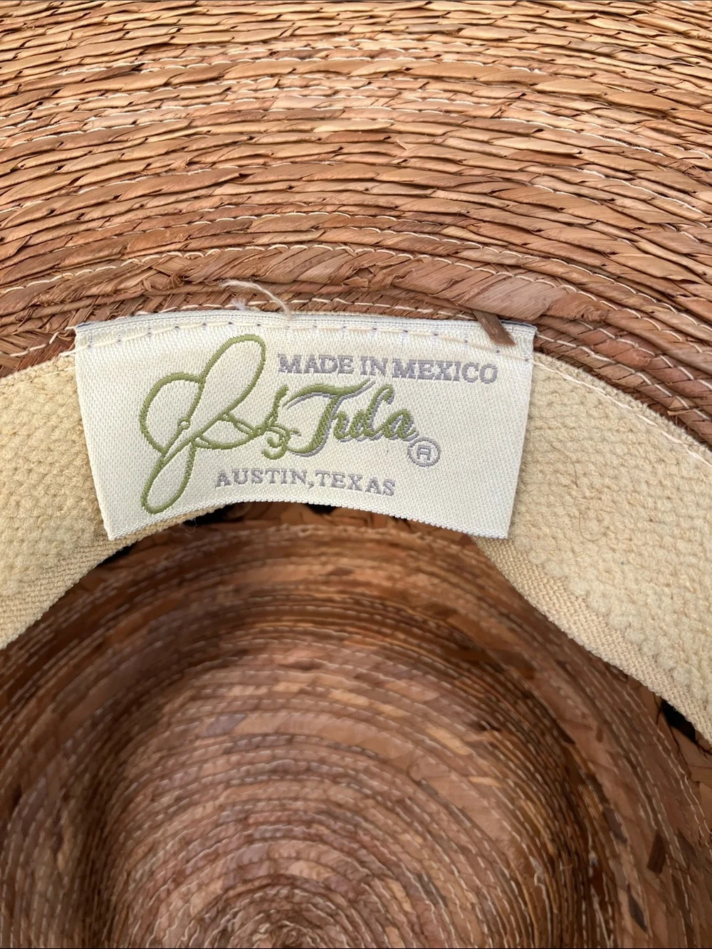 Tula Austin, TX Natural Palm Rodeo Hat